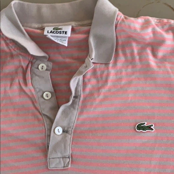 Stripped Lacoste polo - Picture 2 of 2